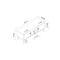 Manhattan Comfort Haley TV Stand 55.10 in White & Black Marble  in White and Black Marble TV005-WB - alternate 6